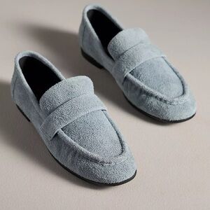 Black Suede Studio Arrow Suede Loafers